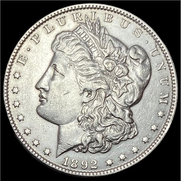 1892 Silver Morgan Dollar CHOICE AU