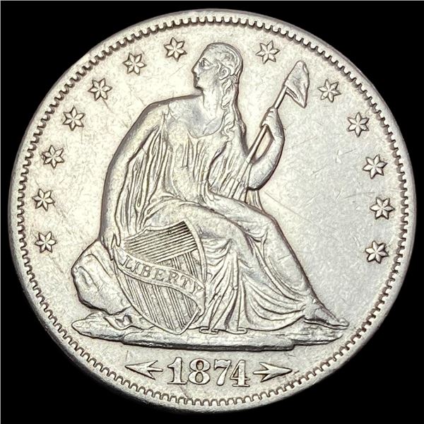 1874-S Seated Liberty Half Dollar UNCIRCULATED