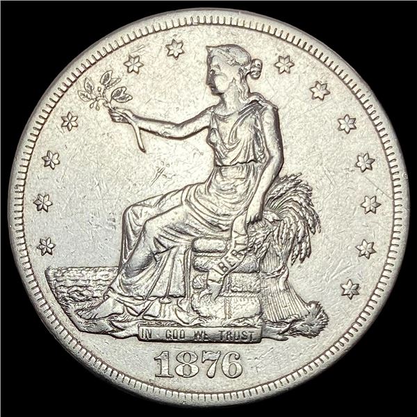 1876-S Silver Trade Dollar CLOSELY UNCIRCULATED
