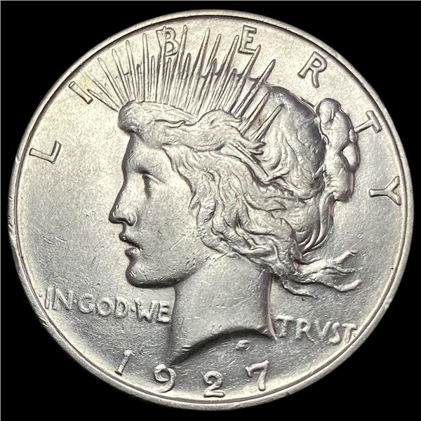 1927-D Silver Peace Dollar CHOICE AU