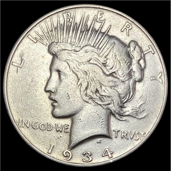 1934-D Silver Peace Dollar CLOSELY UNCIRCULATED