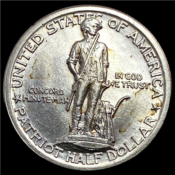 1925 Silver Lexington-Concord Half Dollar UNCIRCULATED