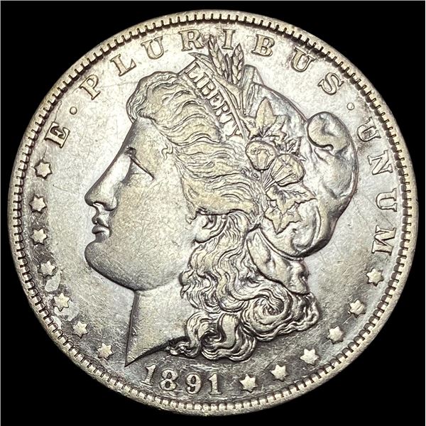 1891-O Silver Morgan Dollar CHOICE AU