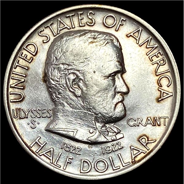 1922-S Silver Grant Memorial Half Dollar UNCIRCULATED