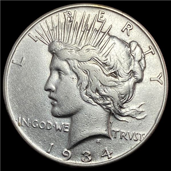 1934 Peace Silver Dollar CLOSELY UNCIRCULATED