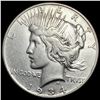 Image 1 : 1934 Peace Silver Dollar CLOSELY UNCIRCULATED