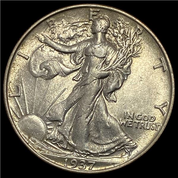 1937 Walking Liberty Half Dollar ABOUT UNCIRCULATED
