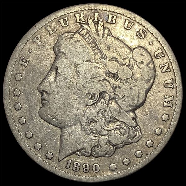 1890-CC Silver Morgan Dollar LIGHTLY CIRCULATED