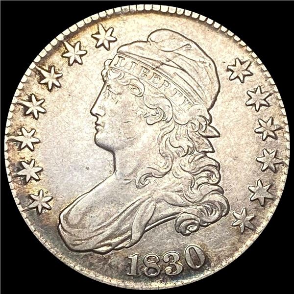 1830 Capped Bust Half Dollar CLOSELY UNCIRCULATED
