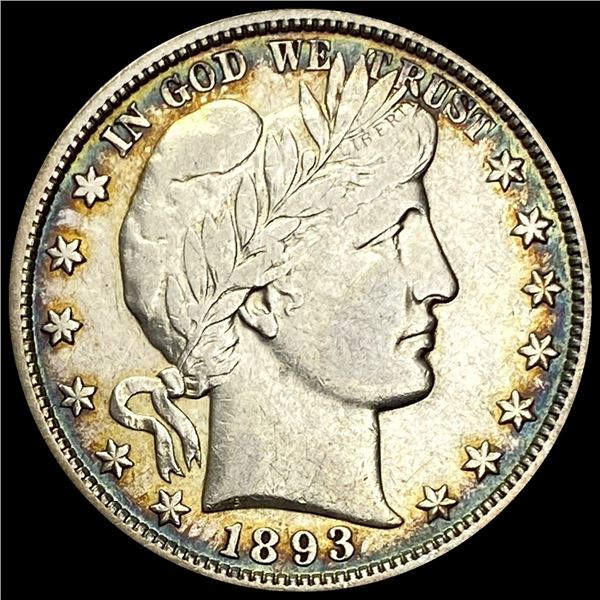 1893 Barber Half Dollar LIGHTLY CIRCULATED