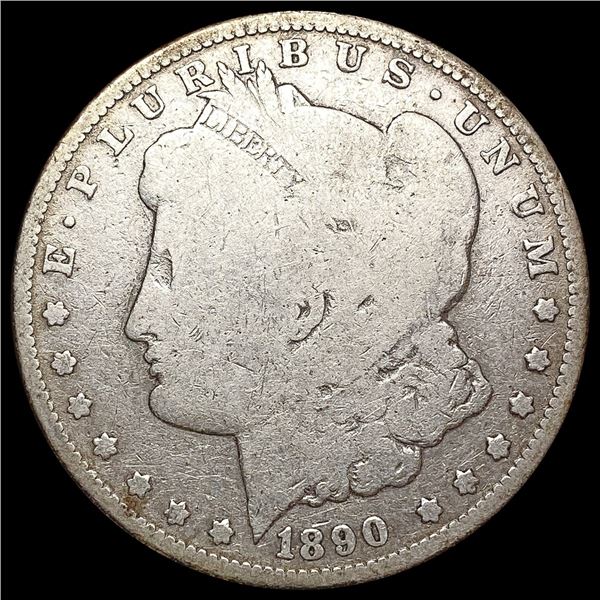 1890-CC Morgan Silver Dollar LIGHTLY CIRCULATED