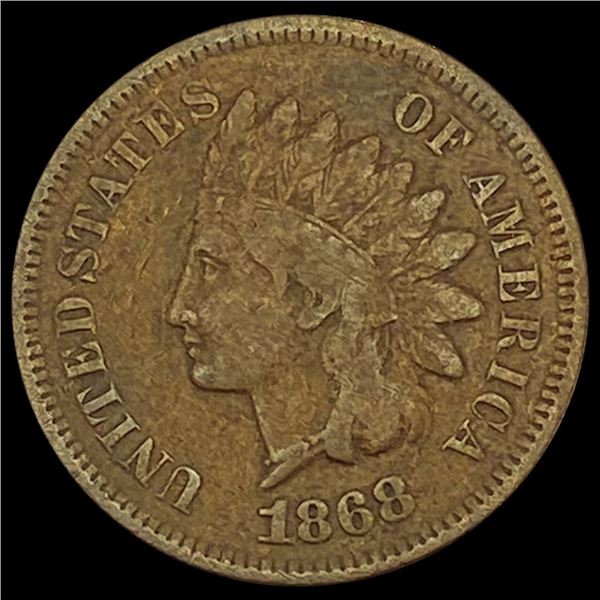 1868 Indian Head Cent LIGHTLY CIRCULATED