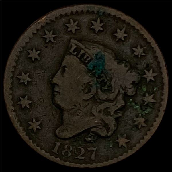 1827 Matron Head Large Cent LIGHTLY CIRCULATED LIGHTLY CIRCULATED