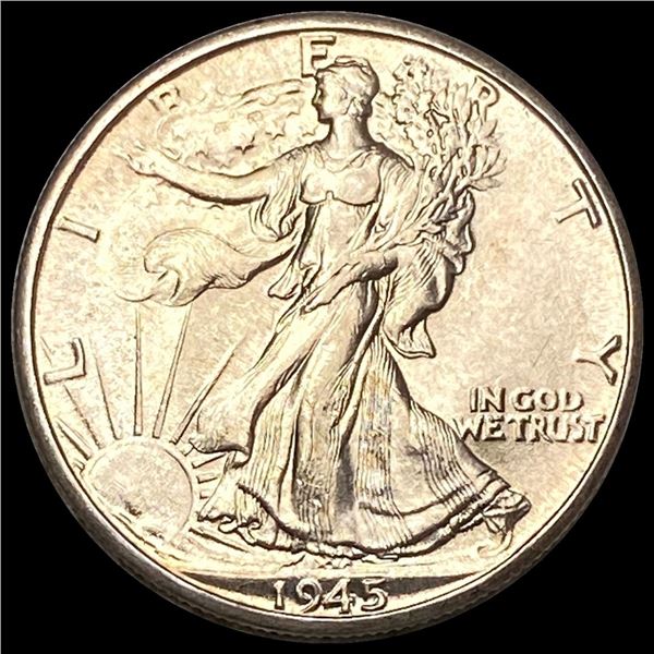 1945-D Walking Liberty Half Dollar UNCIRCULATED