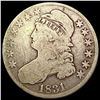 Image 1 : 1831 Capped Bust Half Dollar NICELY CIRCULATED