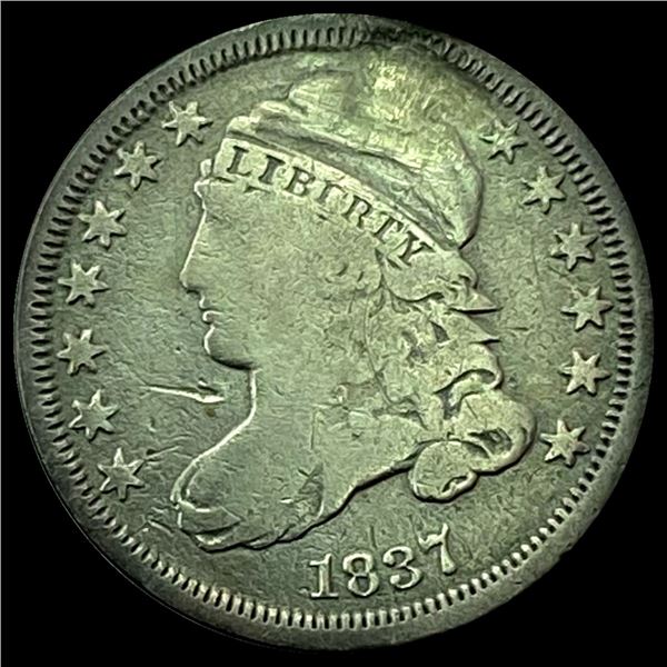 1837 Capped Bust Dime NICELY CIRCULATED