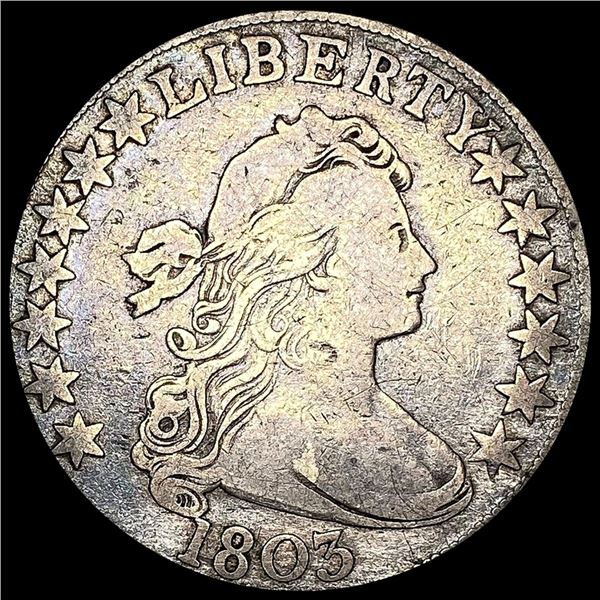 1803 Draped Bust Half Dollar LIGHTLY CIRCULATED