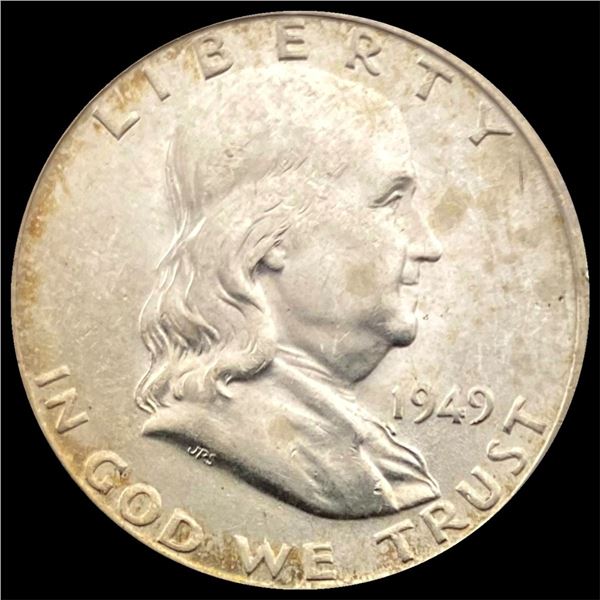 1949-S Franklin Half Dollar GEM BU