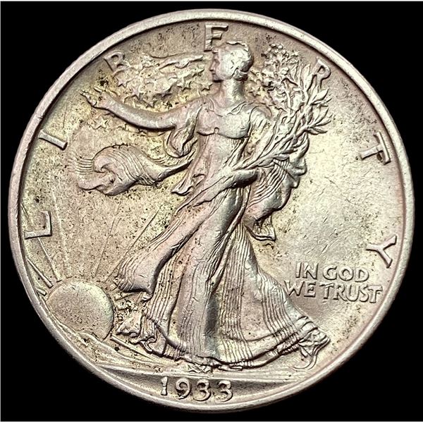 1933-S Walking Liberty Half Dollar CLOSELY UNCIRCULATED