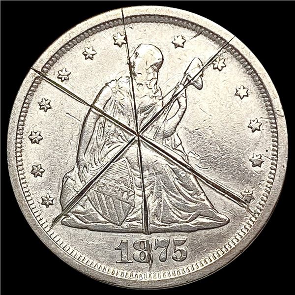 1875-S Twenty Cent Piece HIGH GRADE