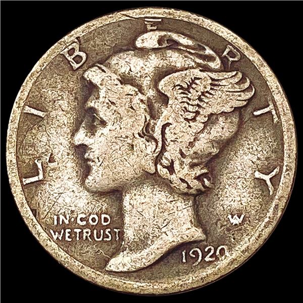 1920-S Mercury Dime NICELY CIRCULATED