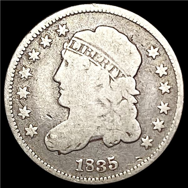 1835-P Capped Bust Half Dime NICELY CIRCULATED