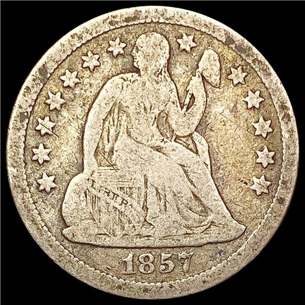 1857-O Seated Liberty Dime LIGHTLY CIRCULATED