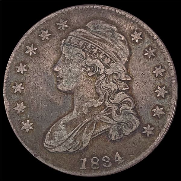 1834 Capped Bust Half Dollar LIGHTLY CIRCULATED LIGHTLY CIRCULATED