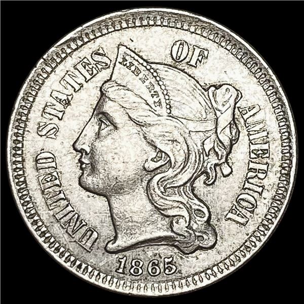 1865 Nickel Three Cent UNCIRCULATED