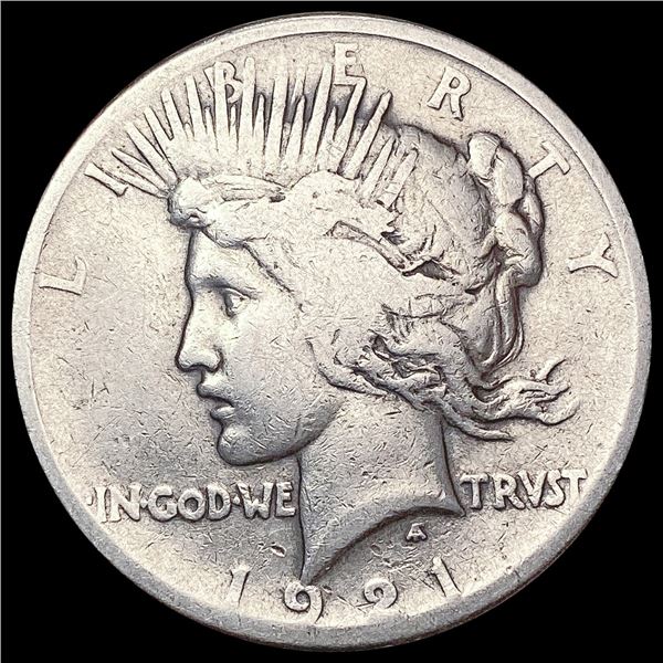 1921 Silver Peace Dollar LIGHTLY CIRCULATED