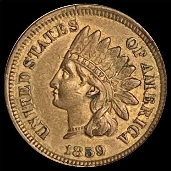 1859 Indian Head Cent CHOICE AU