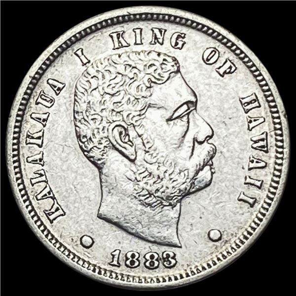 1883 Kingdom of Hawaii Dime NEARLY UNCIRCULATED