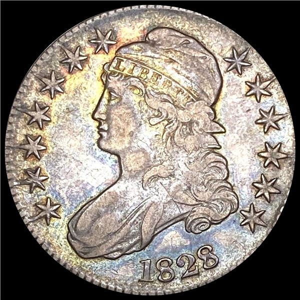 1828 Capped Bust Half Dollar LIGHTLY CIRCULATED