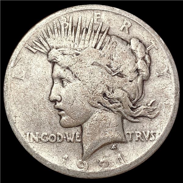 1921 Silver Peace Dollar LIGHTLY CIRCULATED