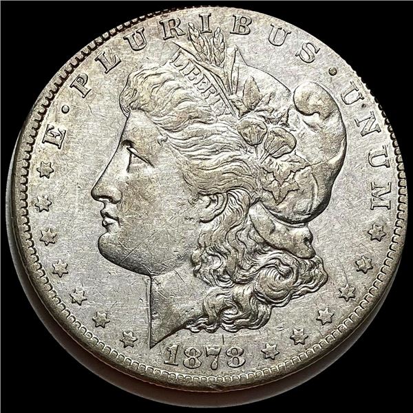 1878-CC Morgan Silver Dollar NEARLY UNCIRCULATED