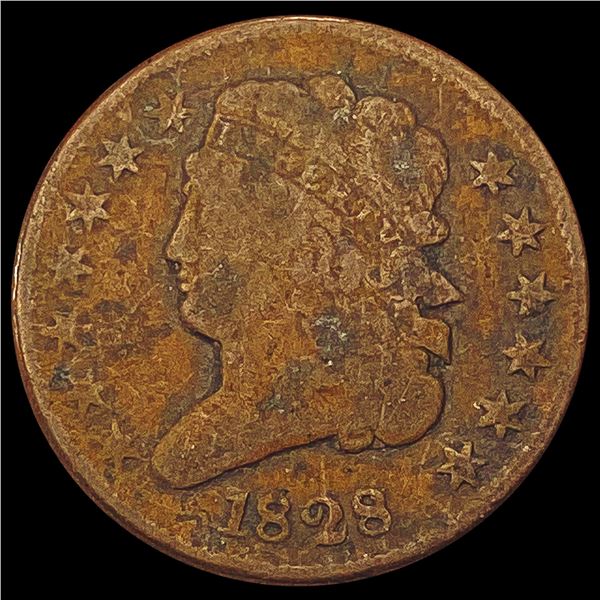 1828 Classic Head Half Cent NICELY CIRCULATED