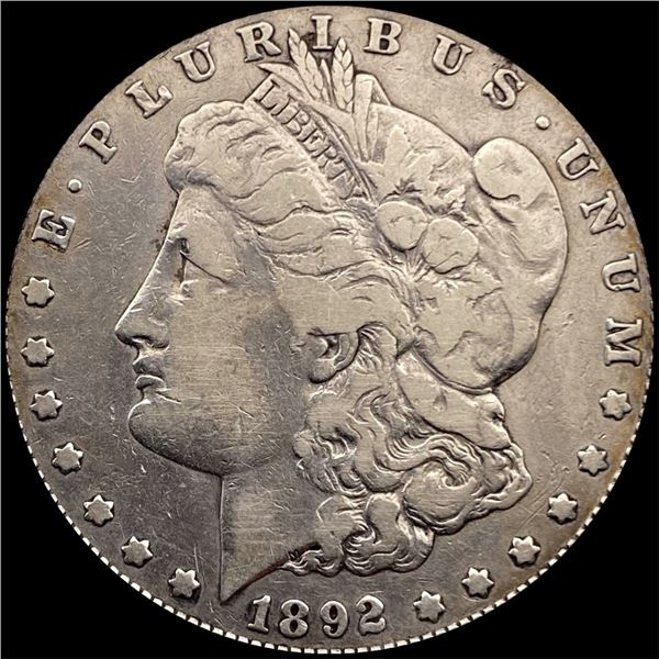 1892-S Morgan Silver Dollar LIGHTLY CIRCULATED