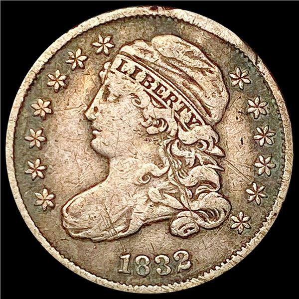 1832 Capped Bust Dime NEARLY UNCIRCULATED