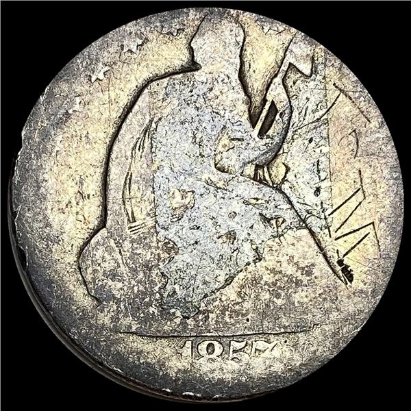 1857-0 Seated Liberty Half Dollar NICELY CIRCULATED