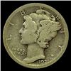 Image 1 : 1921-D Mercury Dime NICELY CIRC