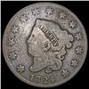 Image 1 : 1824 Coronet Head Large Cent NICELY CIRCULATED NICELY CIRCULATED