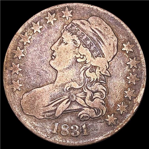 1831 Capped Bust Half Dollar NICELY CIRCULATED