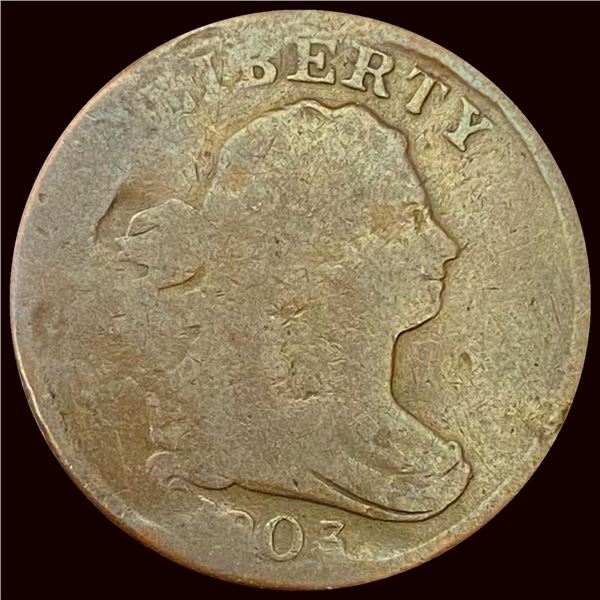 1803 Draped Bust Half Cent NICELY CIRCULATED