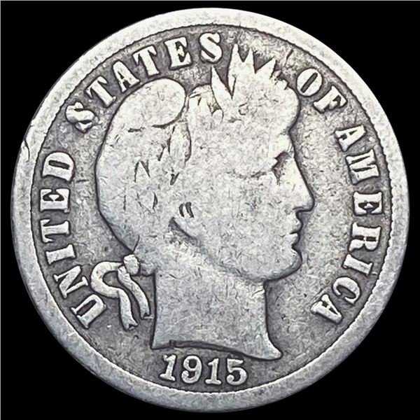 1915-S Barber Dime LIGHTLY CIRCULATED