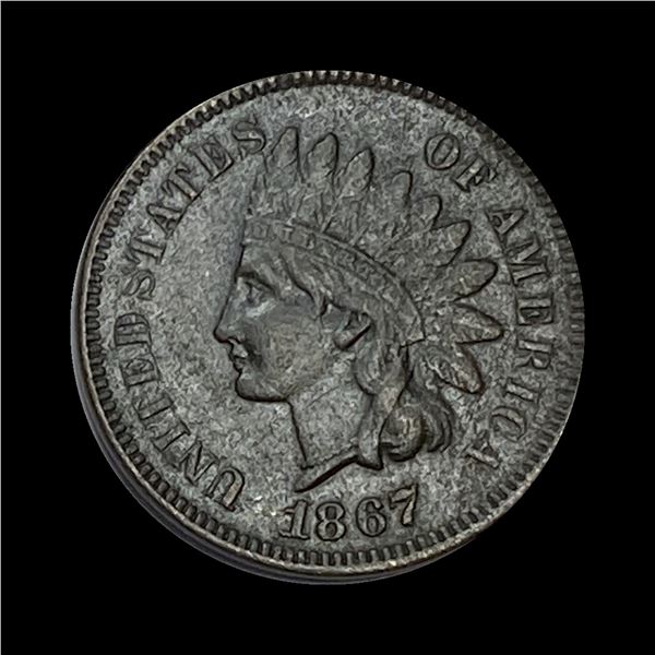 1867 Indian Head Cent CHOICE AU