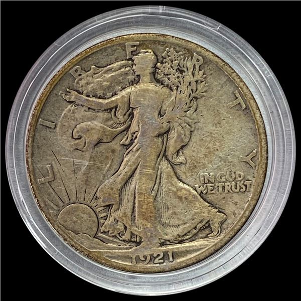 1921-S Walking Liberty Half Dollar NICELY CIRCULATED NICELY CIRCULATED