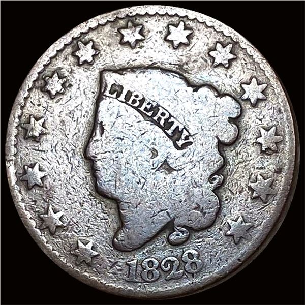 1828 Coronet Head Large Cent NICELY CIRCULATED