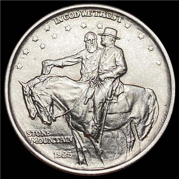 1925 Stone Mountain Half Dollar CHOICE AU