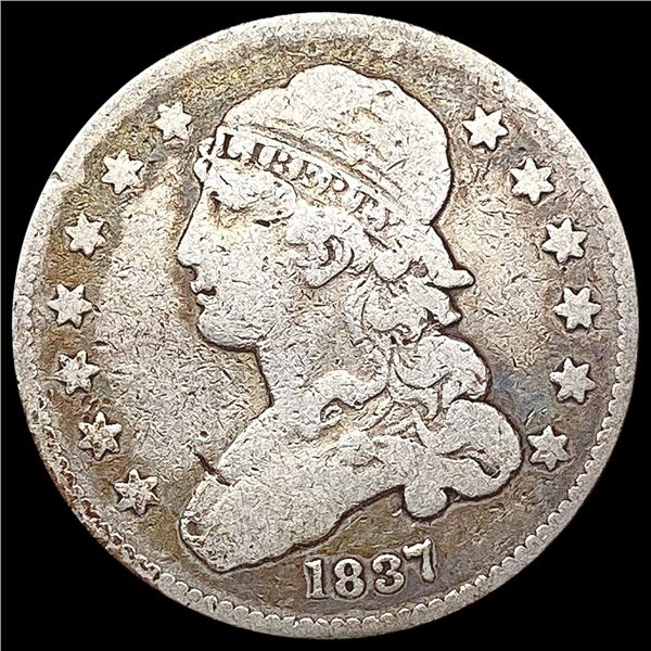 1837 Capped Bust Quarter LIGHTLY CIRCULATED
