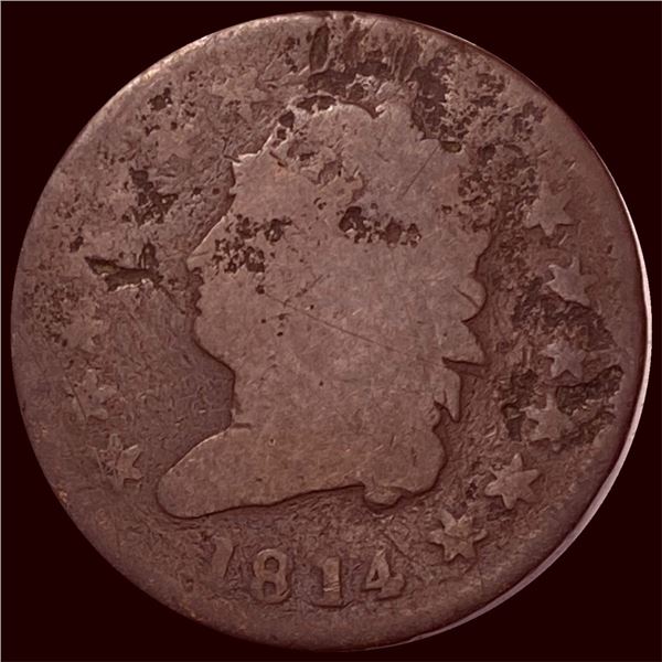1814 Classic Head Large Cent NICELY CIRCULATED